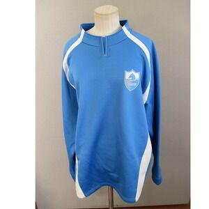 Reebok NFL Chargers Pullover Large Blue Fleece Lined Gridiron Classic Men Vtg